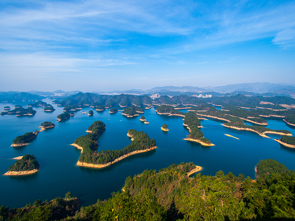 千岛湖中心湖区全景